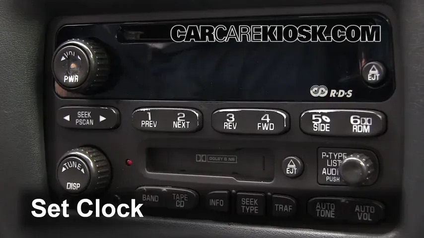 2002 Chevrolet Cavalier 2.2L 4 Cyl. Sedan (4 Door) Clock